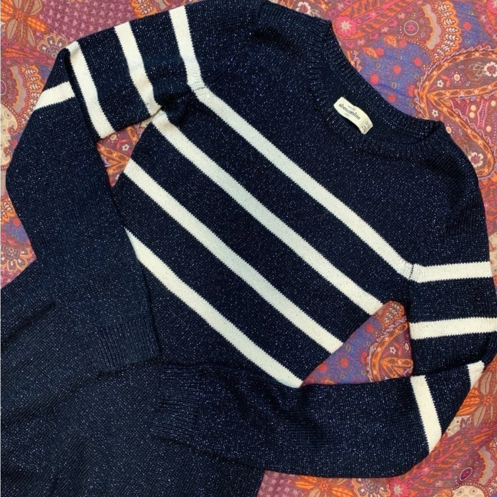 Abercrombie Navy blue sweater dress